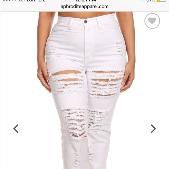 aphrodite ripped jeans